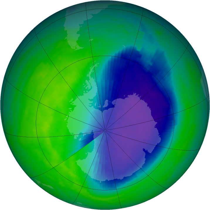 Ozone Map 1992-10-23